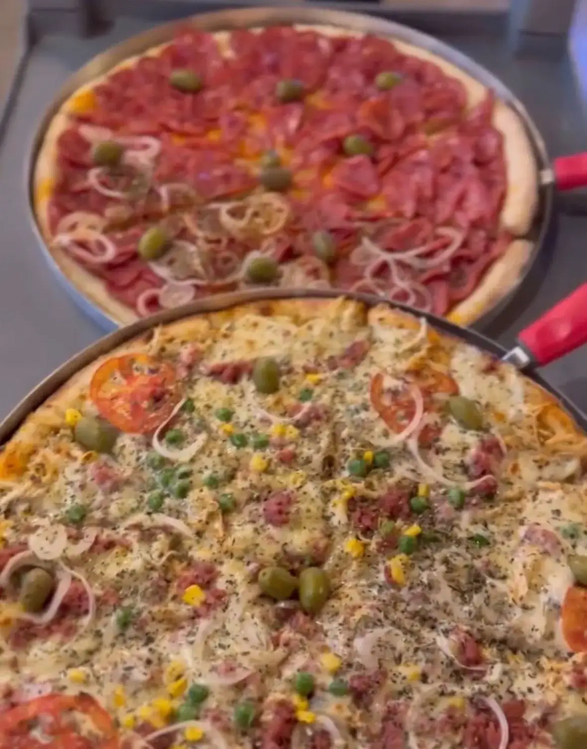 Pizzas caseiras